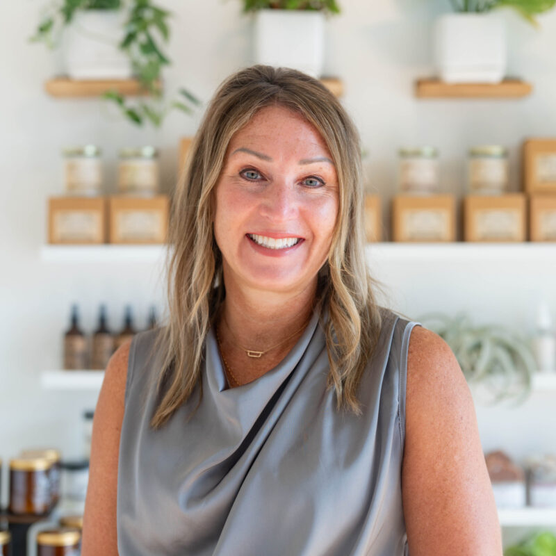 Julie Stewart smiling in Utopia Atlanta.